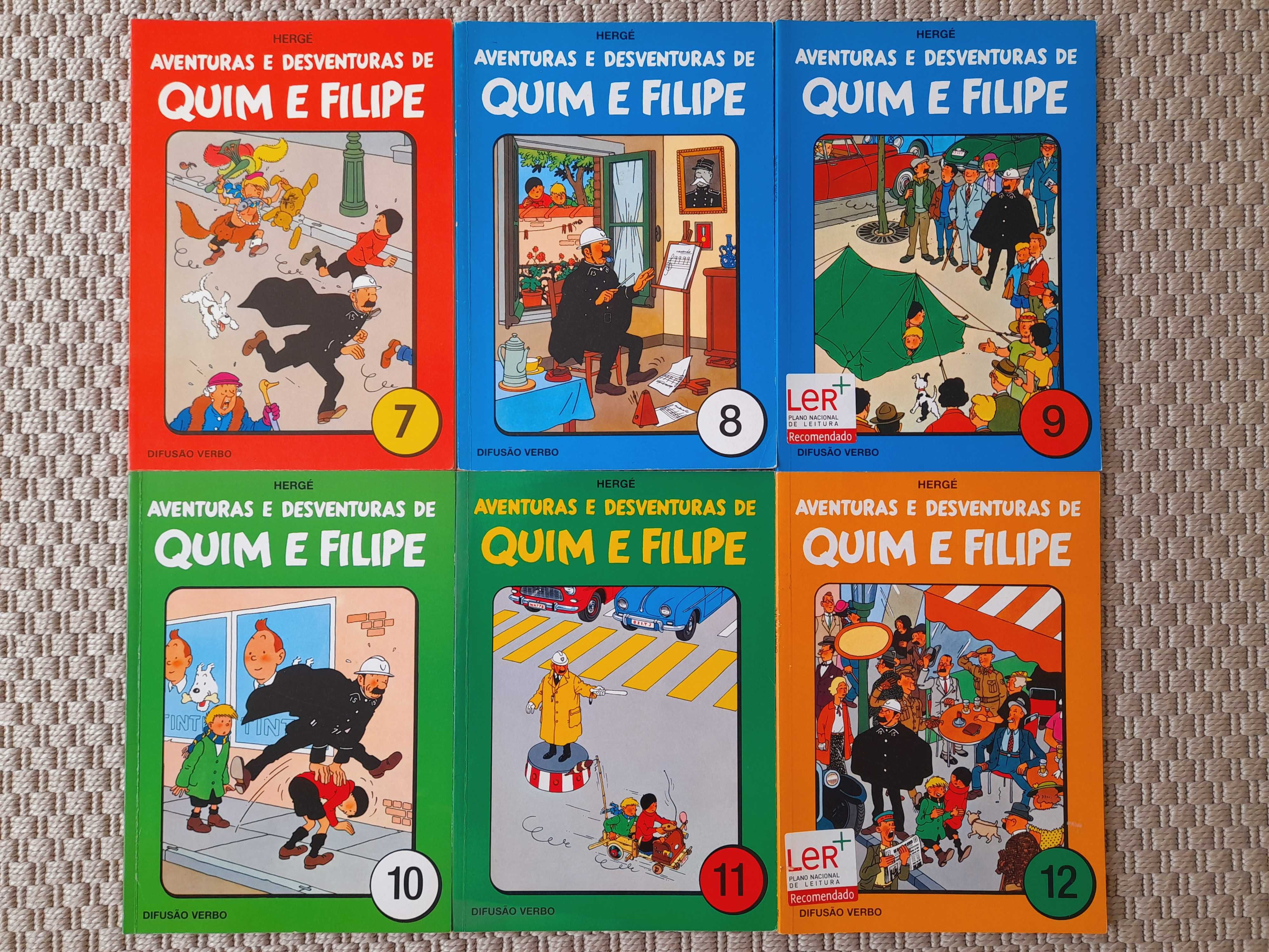Hergé - Aventuras e Desventuras de Quim e Filipe vols. 1-12 (completo)