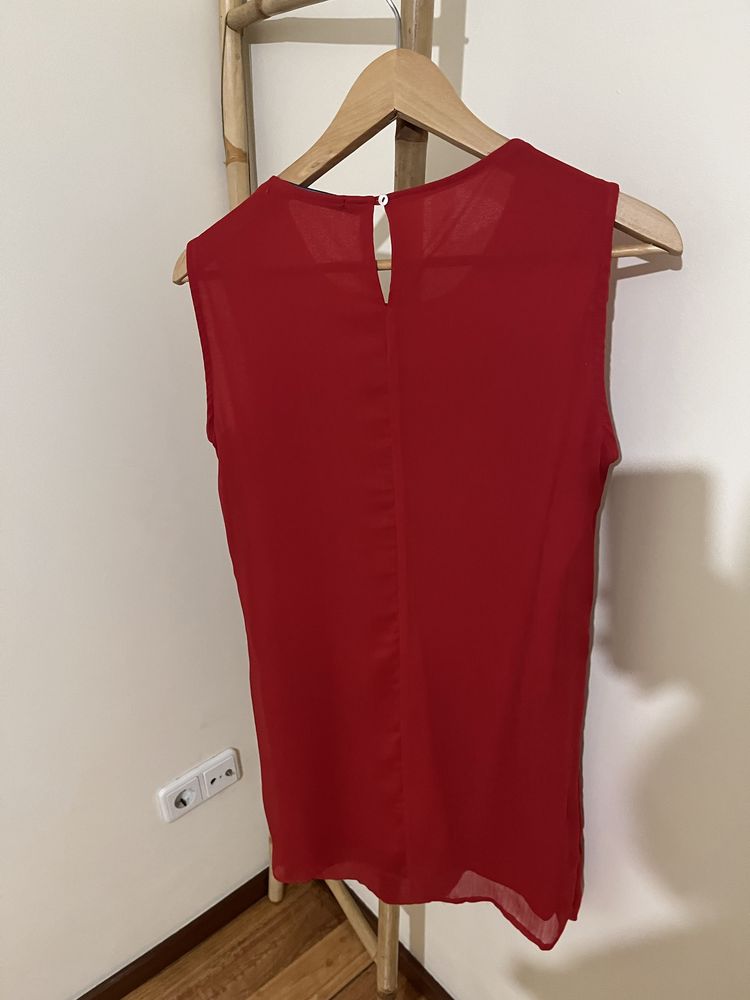 Vestido vermelho Zara M