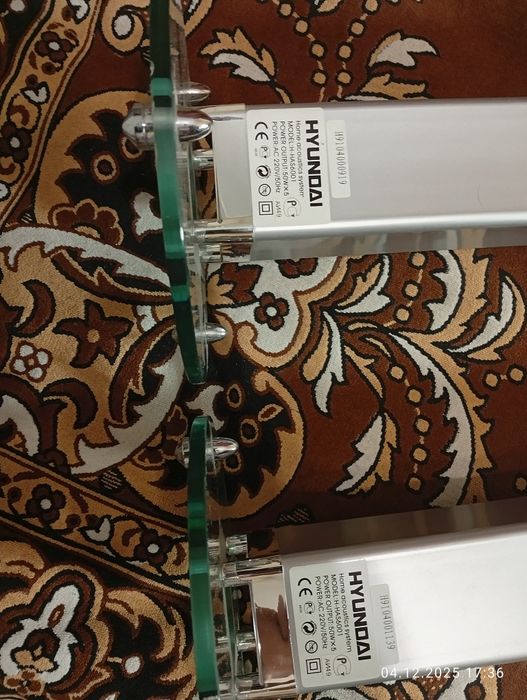 Дві потужні колонки HYUNDAI 100W Корея, акустика