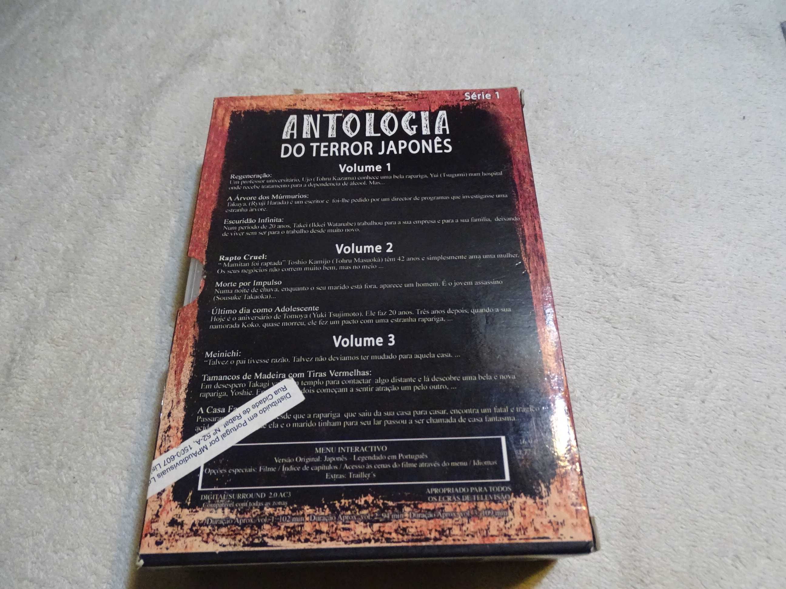 DVD Pack-Antologia do terror Japonês-Série 1