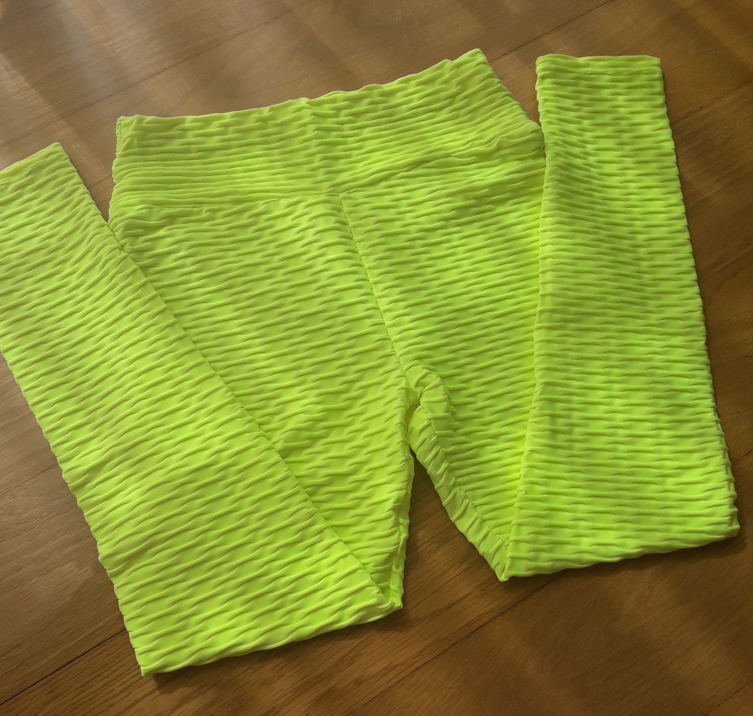 Leggings verde fluorescente