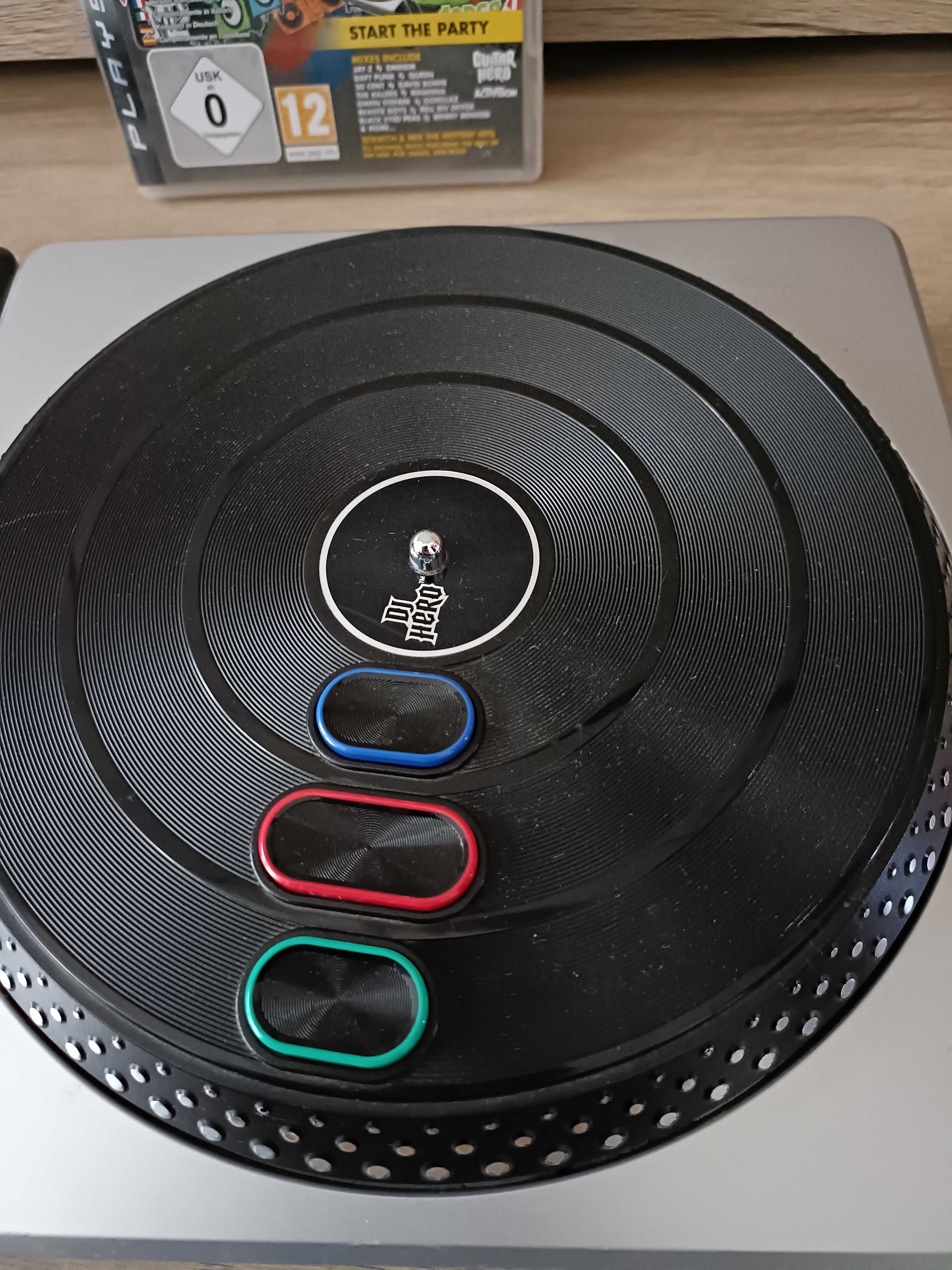 Gra Ps3 / Ps 3 -  Dj Hero kontroler ( mixer)  + adapter + gra