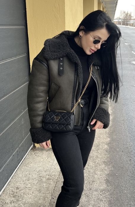 Дублянка Zara  Куртка авиатор Zara зима Дяблянка зара