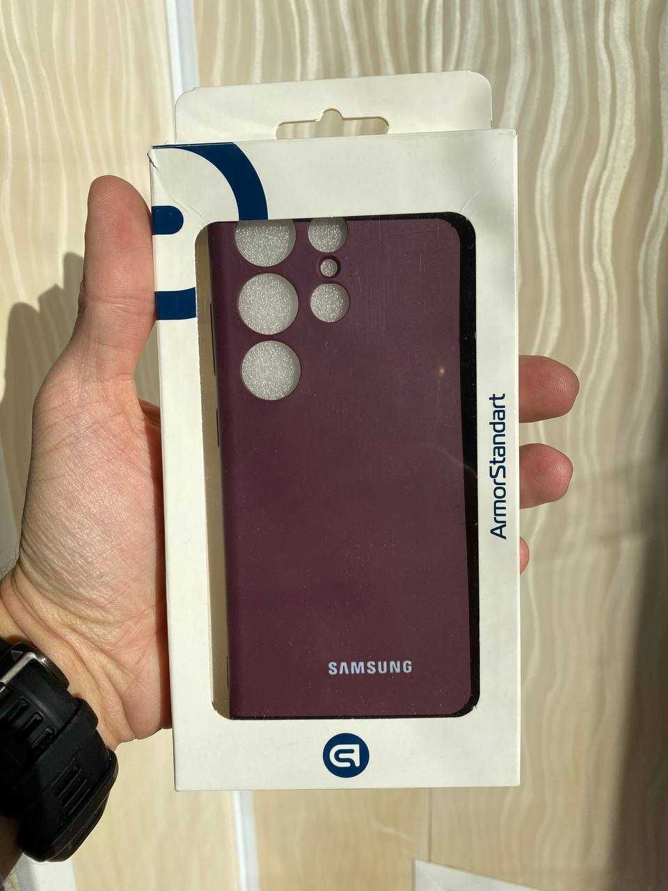 Чохол софтач силікон Samsung Galaxy s23 Ultra Note бордовий