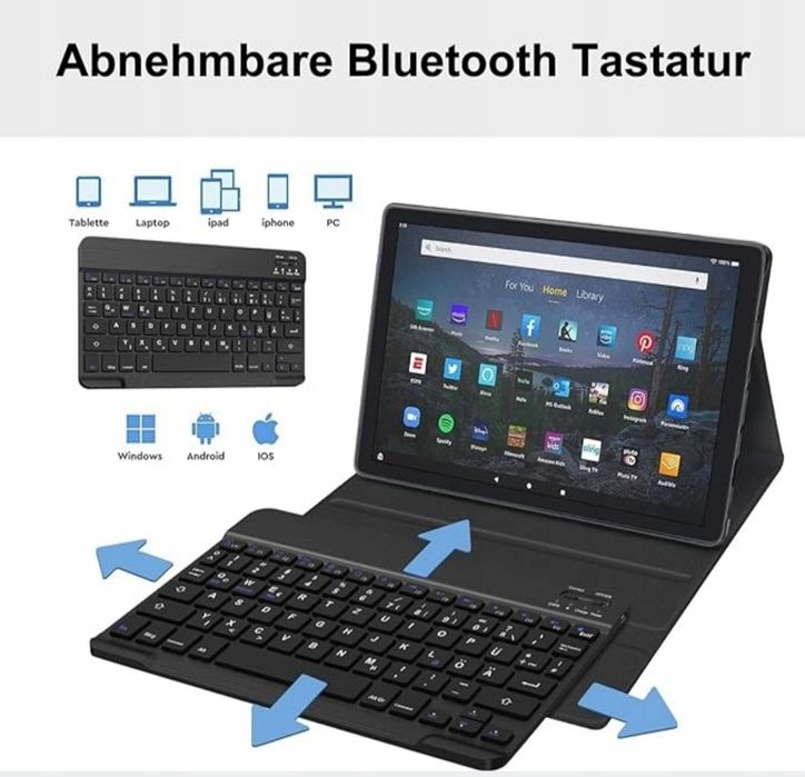 Jademall HD10 etui z klawiaturą