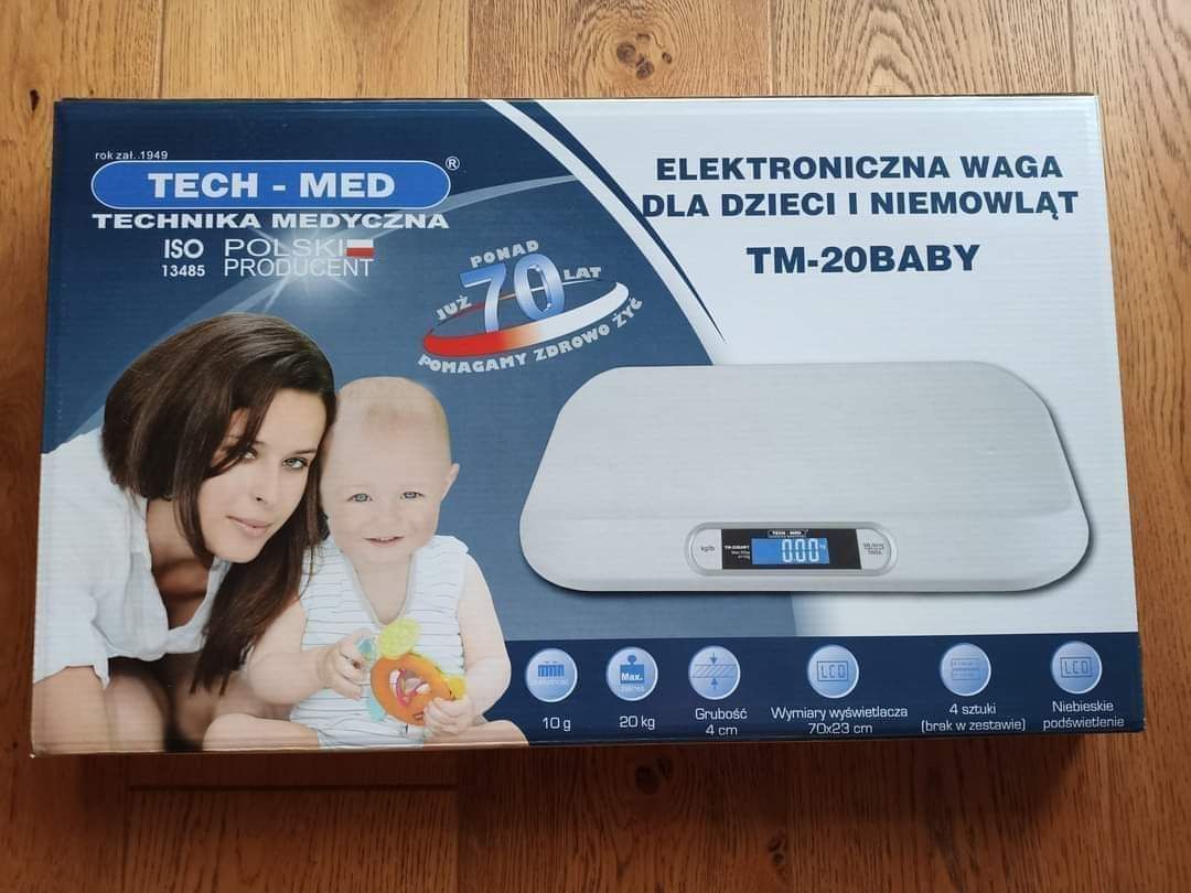 Nowa, elektroniczna waga dla dzieci i niemowląt