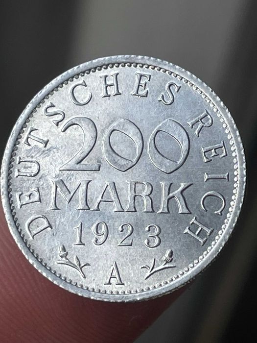 moeda 200 Marks 1923 Deutsches Reich