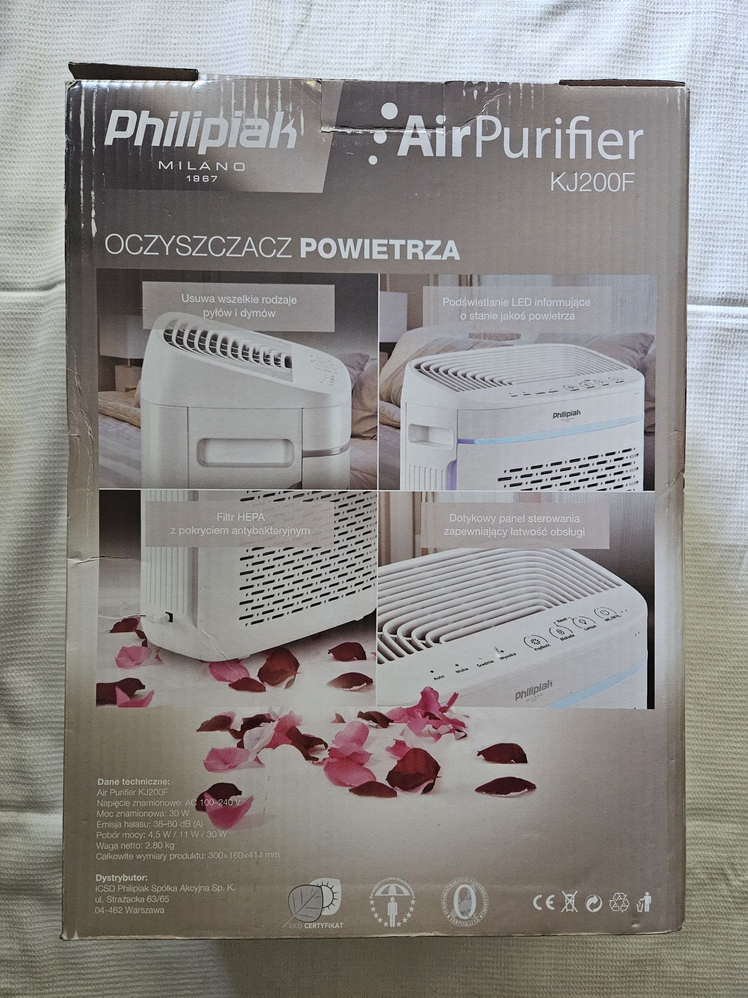 Philipiak oczyszczacz powietrza KJ 200 F