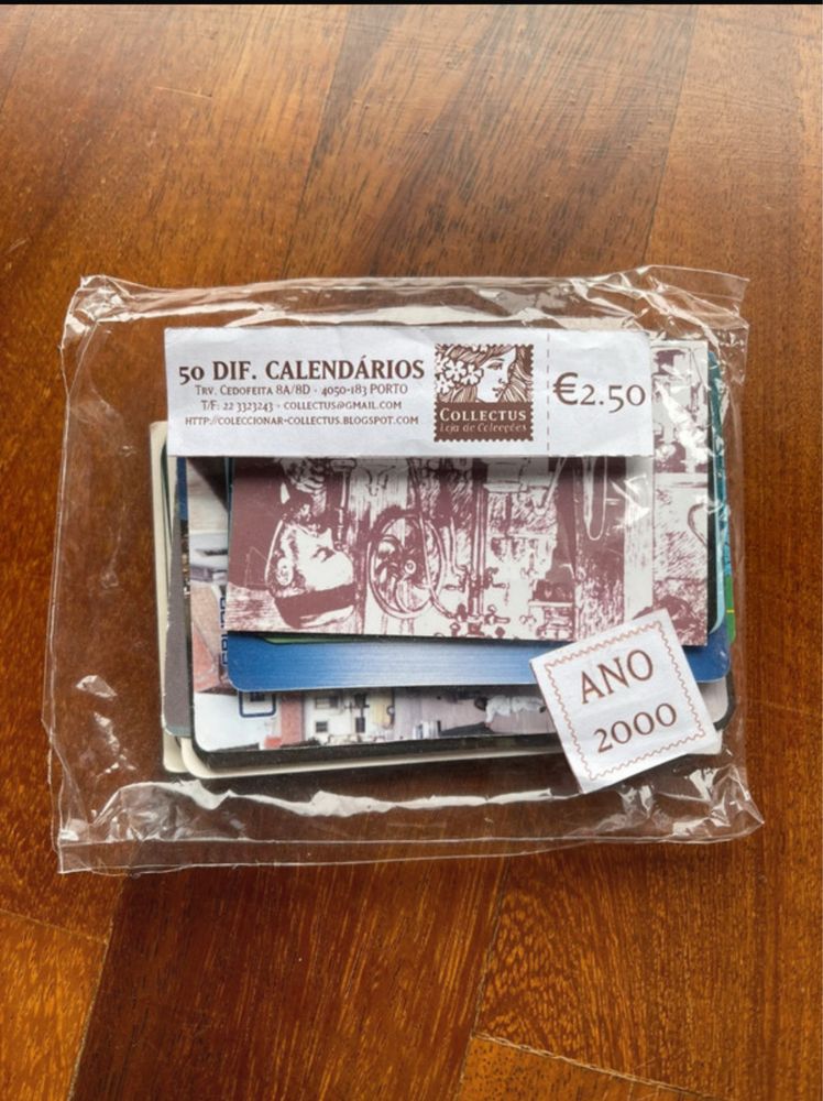 Calendários ano 2000