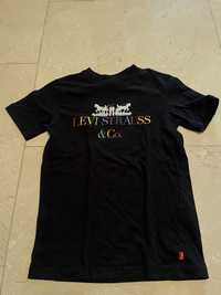 Levi’s czarny t-shirt z logo