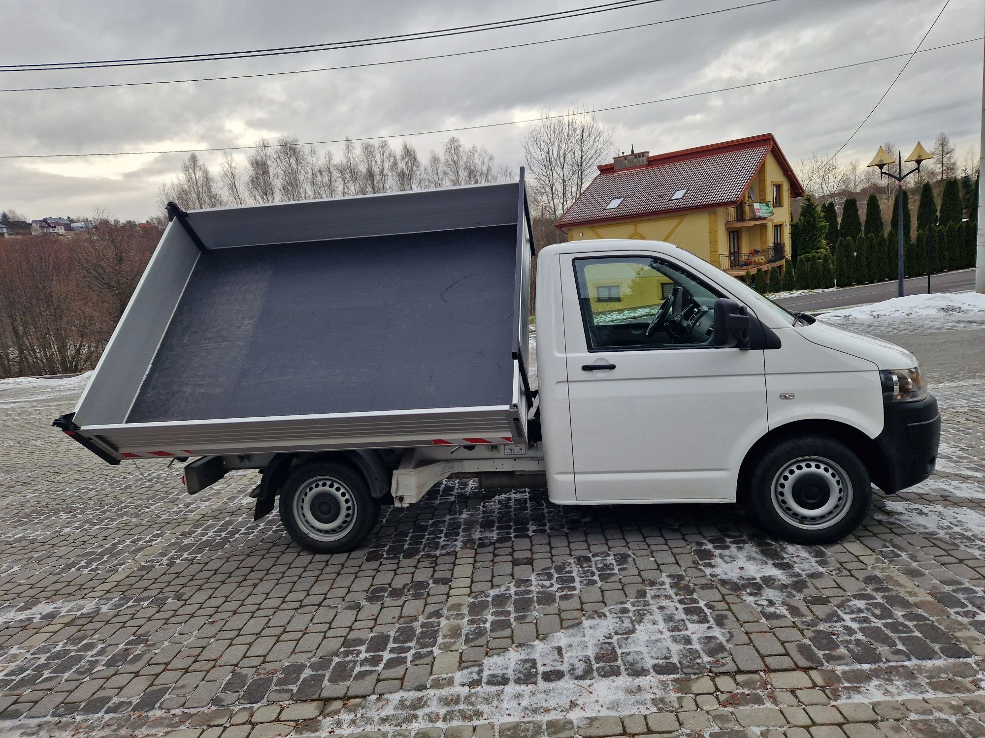 Volkswagen transporter t5 t6  kiper wywrot wywrotka 3 stronny skrzynia