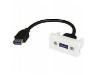 Adapter Mosaic 22,5x45 Gniazdo USB-USB 3.0 na kablu