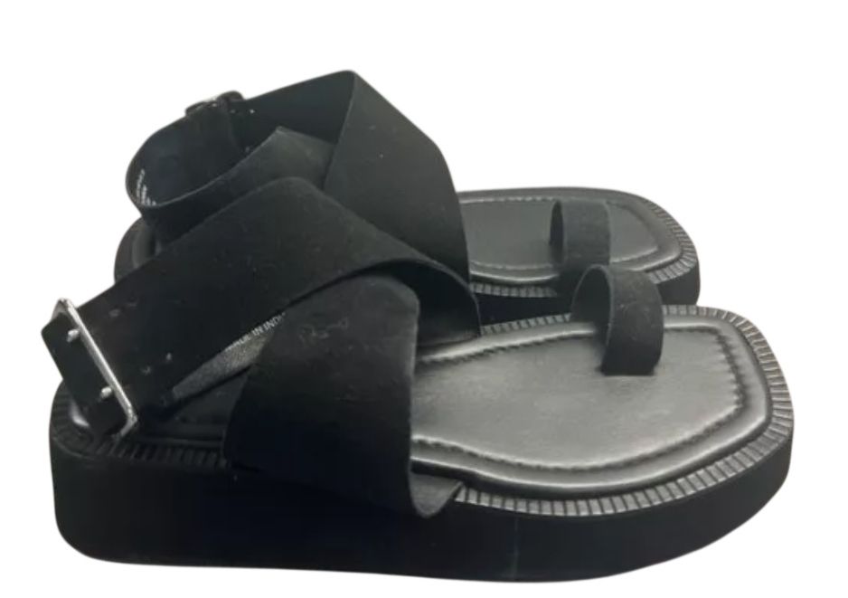 ASOS zamszowe sandały gladiatorki 36 37 skórzane skóra nat. gothic NEW