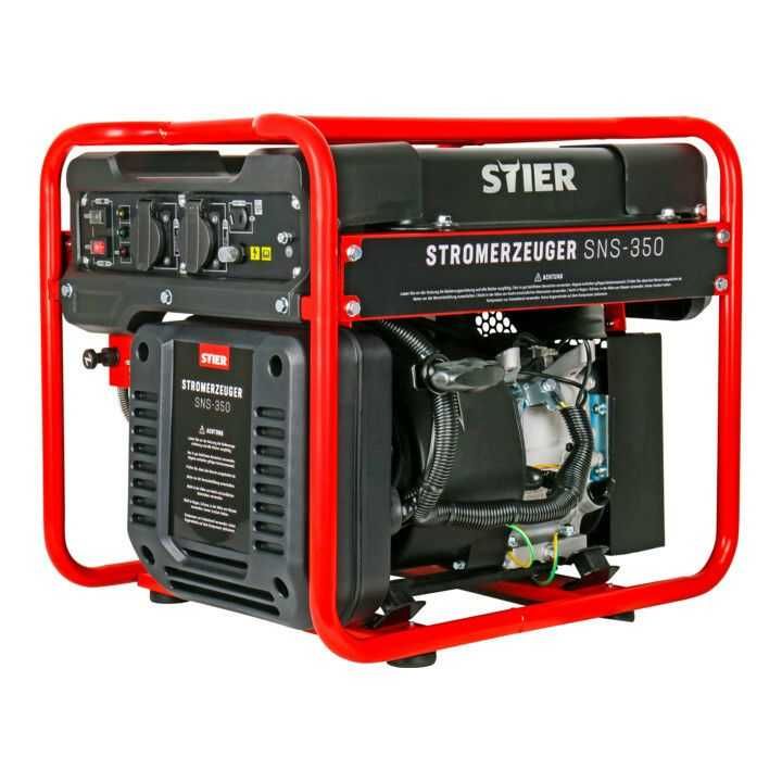 Інверторний генератор STIER SNS-350 3,5кВт