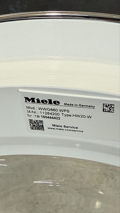 Комплект пральна та сушильна машини WWG 660 wps