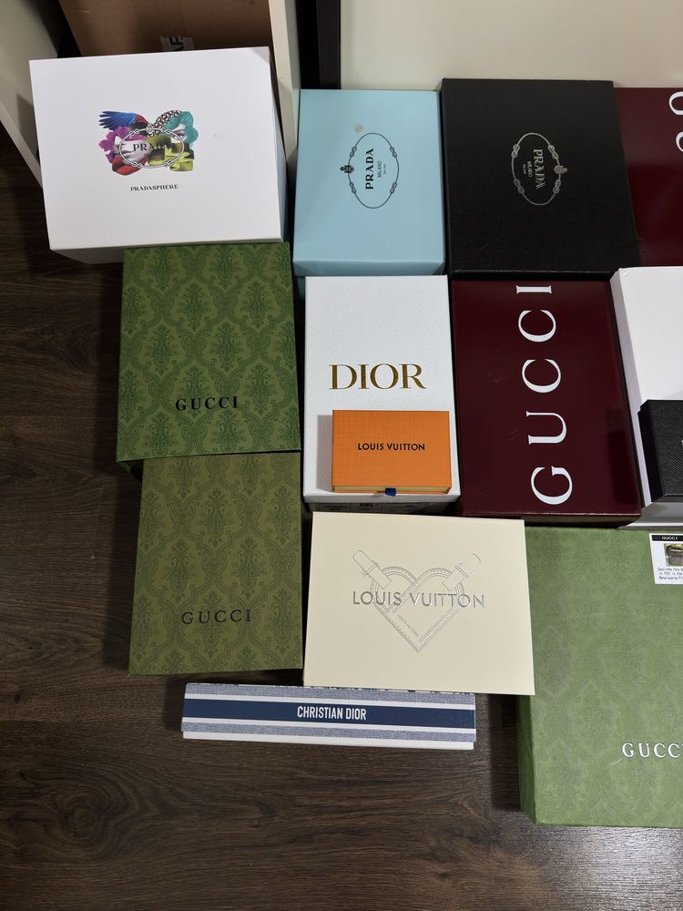 Коробки брендові Louis Vuitton Gucci Prada