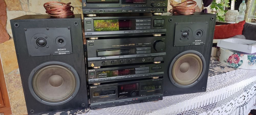 Wieża Sony LBT V702 + kolumny