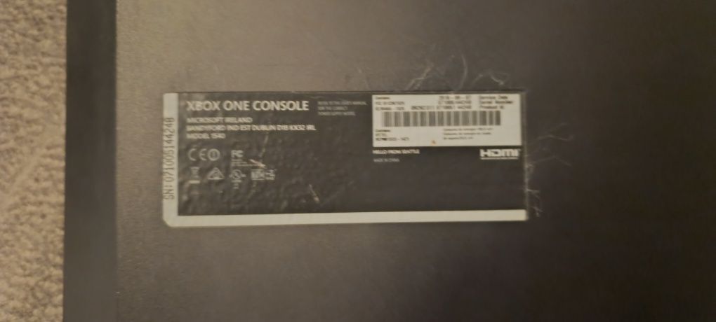 Xbox One + Pad (bez zasilacza)
