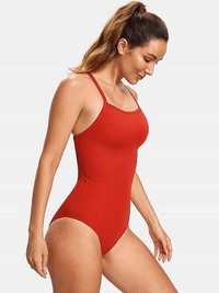 Czerwony strój kąpielowy jednoczęściowy sport L 40