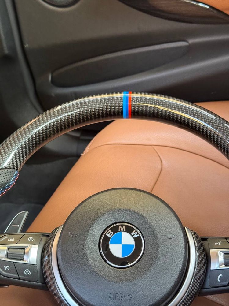 М Руль Карбоновий для BMW F30 F20 F15 F25 F16 F22 F31 F32 F34 кермо