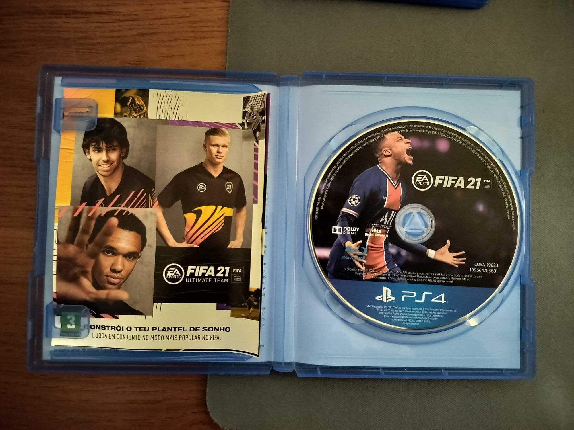 Fifa 21 e Fifa 20 para PS4
