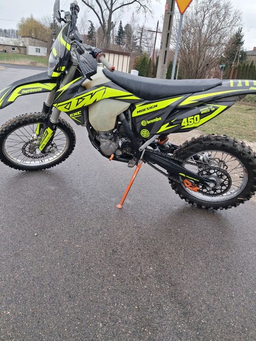 KTM EXC 450 na wtrysku ubezpieczony zarejestrowany