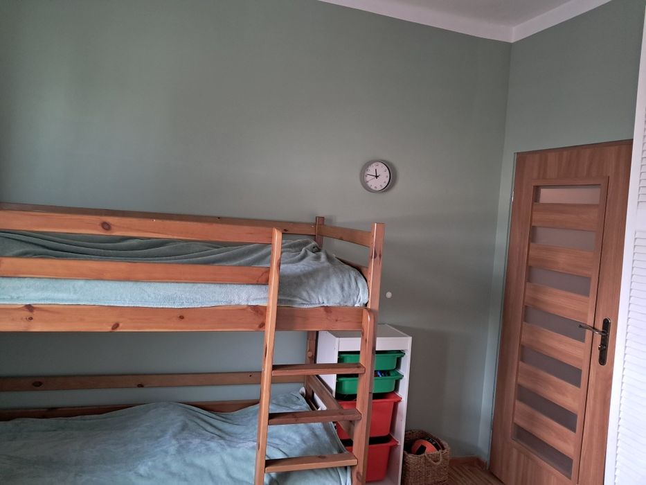 łózko piętrowe  dąb 190x80