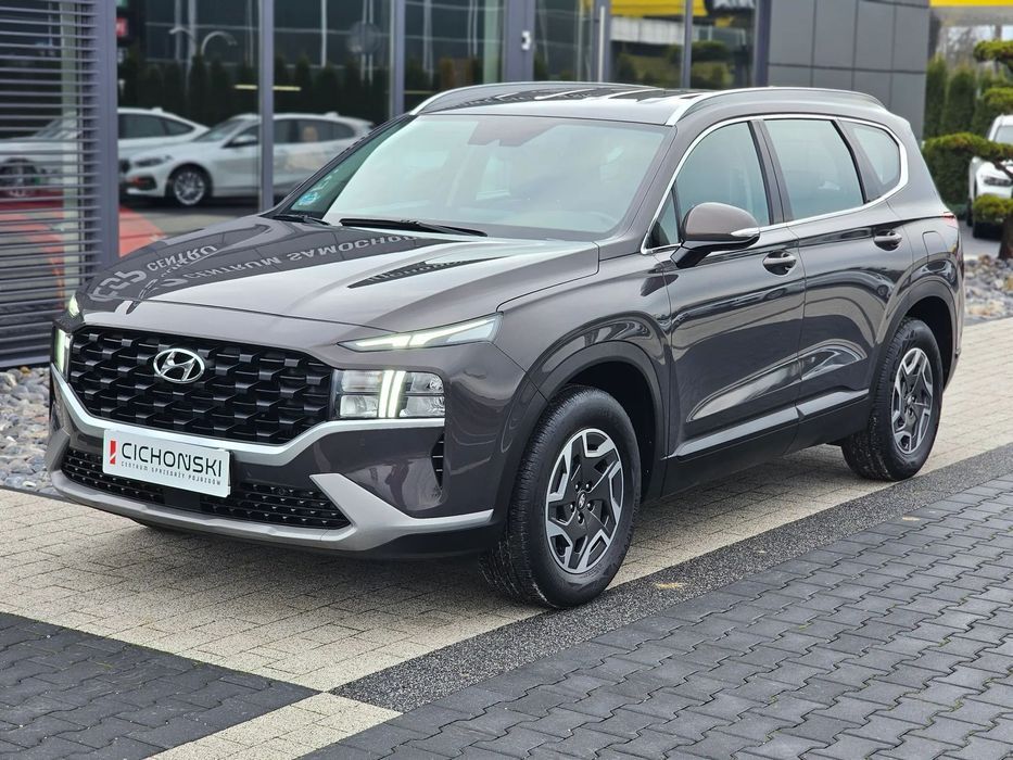 Hyundai Santa Fe 2022 HYBRYDA 7 osobowy Bezwypadkowy z Polskiego Salonu Serwisowany FV