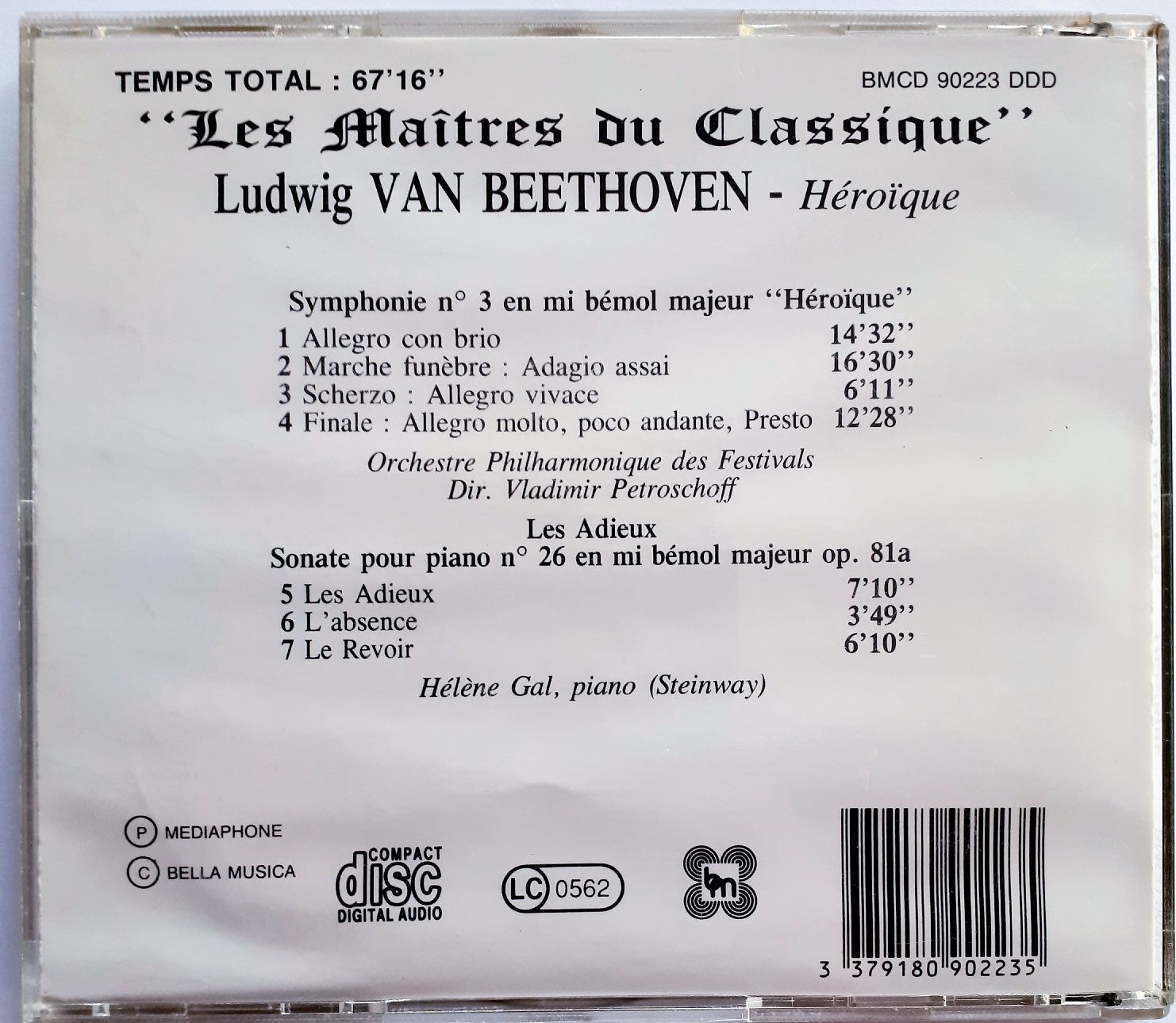 Ludwig Van Beethoven Heroique