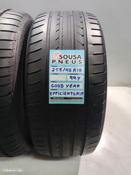 2 pneus semi novos 255-45r18 good year - oferta dos portes 120 EUROS