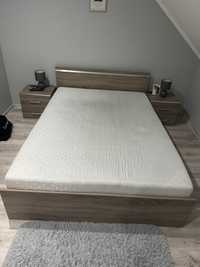 Łóżko sypialne 1,4x2 1,4m x 2m z materacem