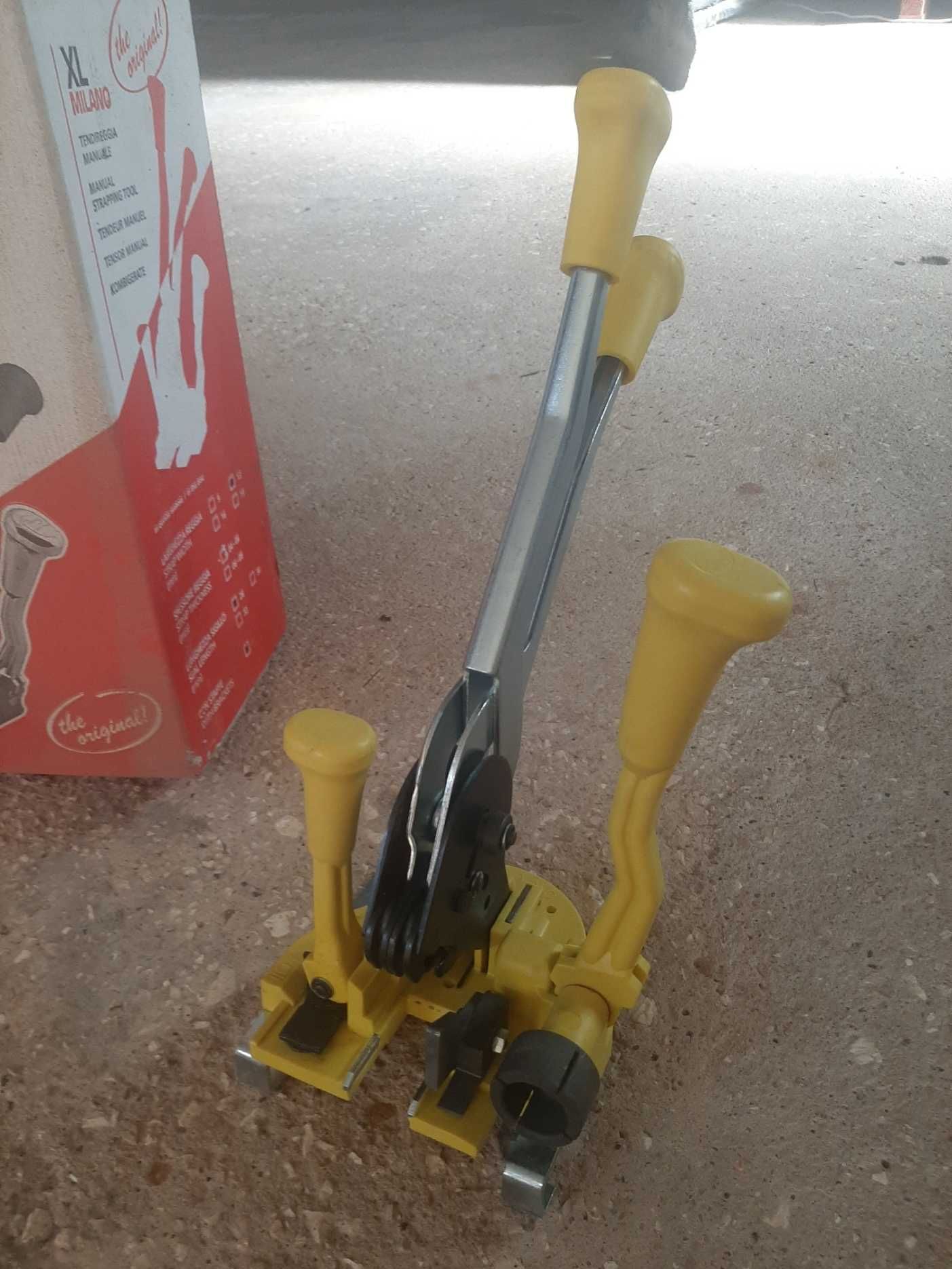 Máquina de cintar manual  - Pack completo Rolo + Suporte Rolo +Grampos