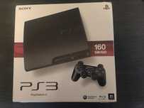 PS3 Playstation 3 Slim 160Gb + 2 Comandos Move + Jogos