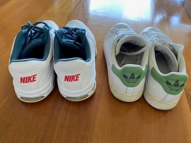 2 PARES DE SAPATILHAS ADIDAS E NIKE HOMEM TAM. 42