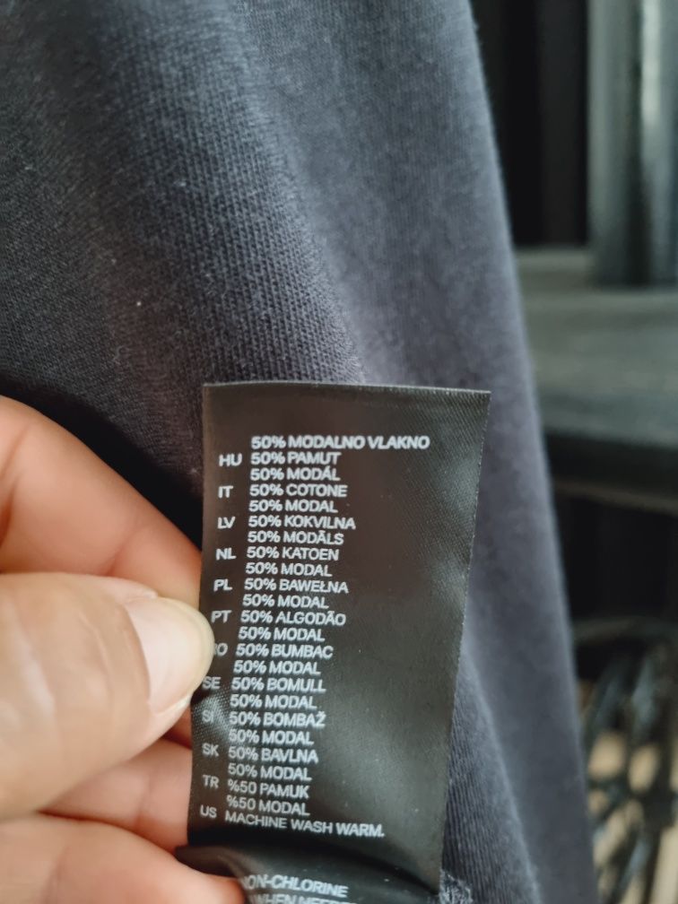 Sukienka letnia bez ramiączek H&M czarna 40 L wakacje lato ciążowa