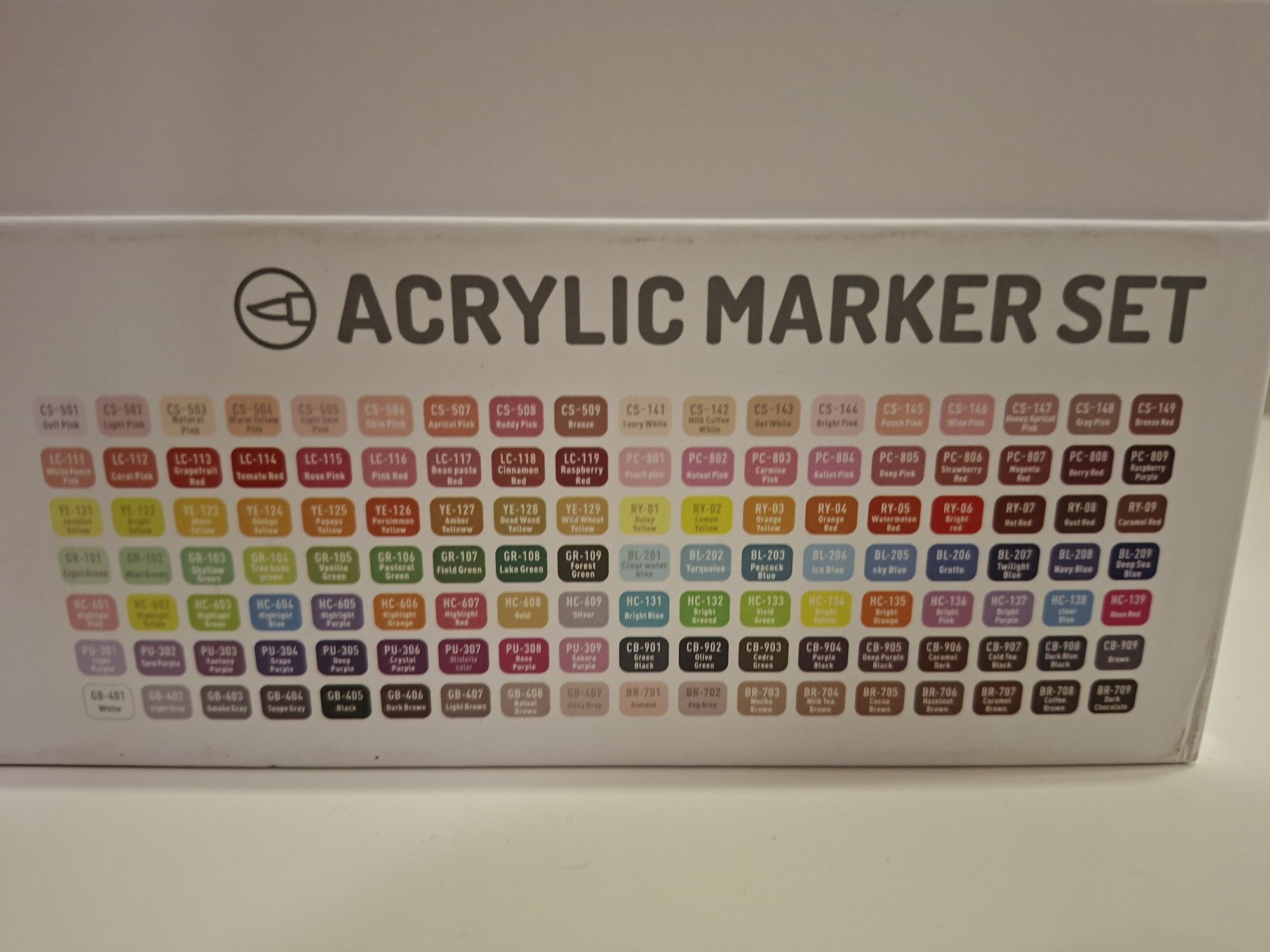 Marcadores Acrílicos 126 cores