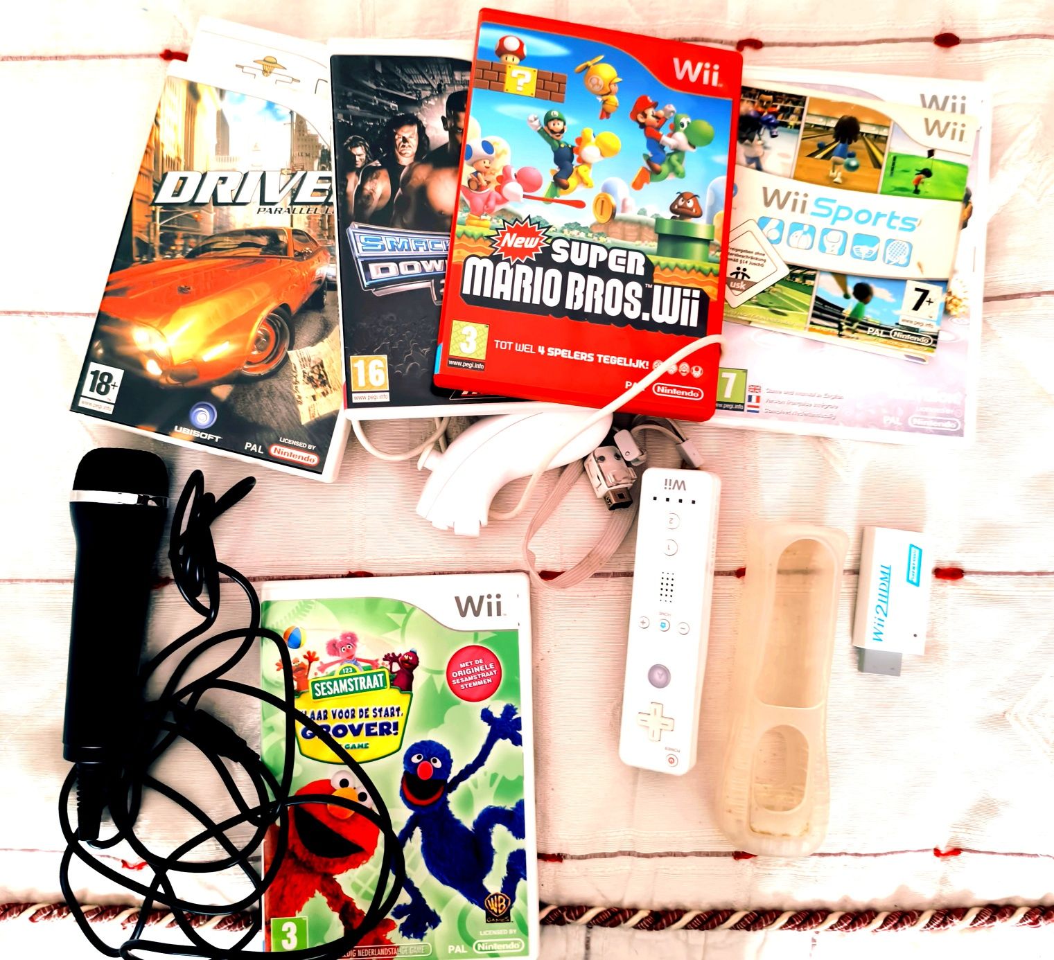 Nintendo Wi+ Microfone+ 8 JOGOS