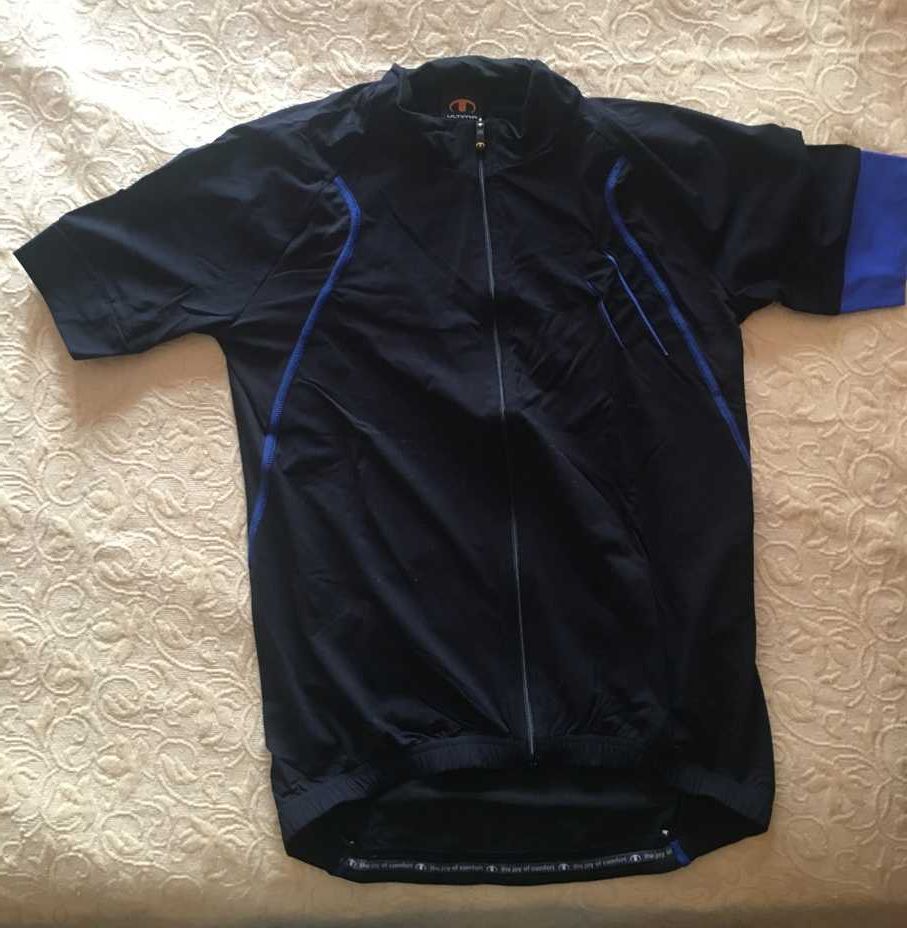 Camisola jersey para ciclismo da Ultima - M Preto