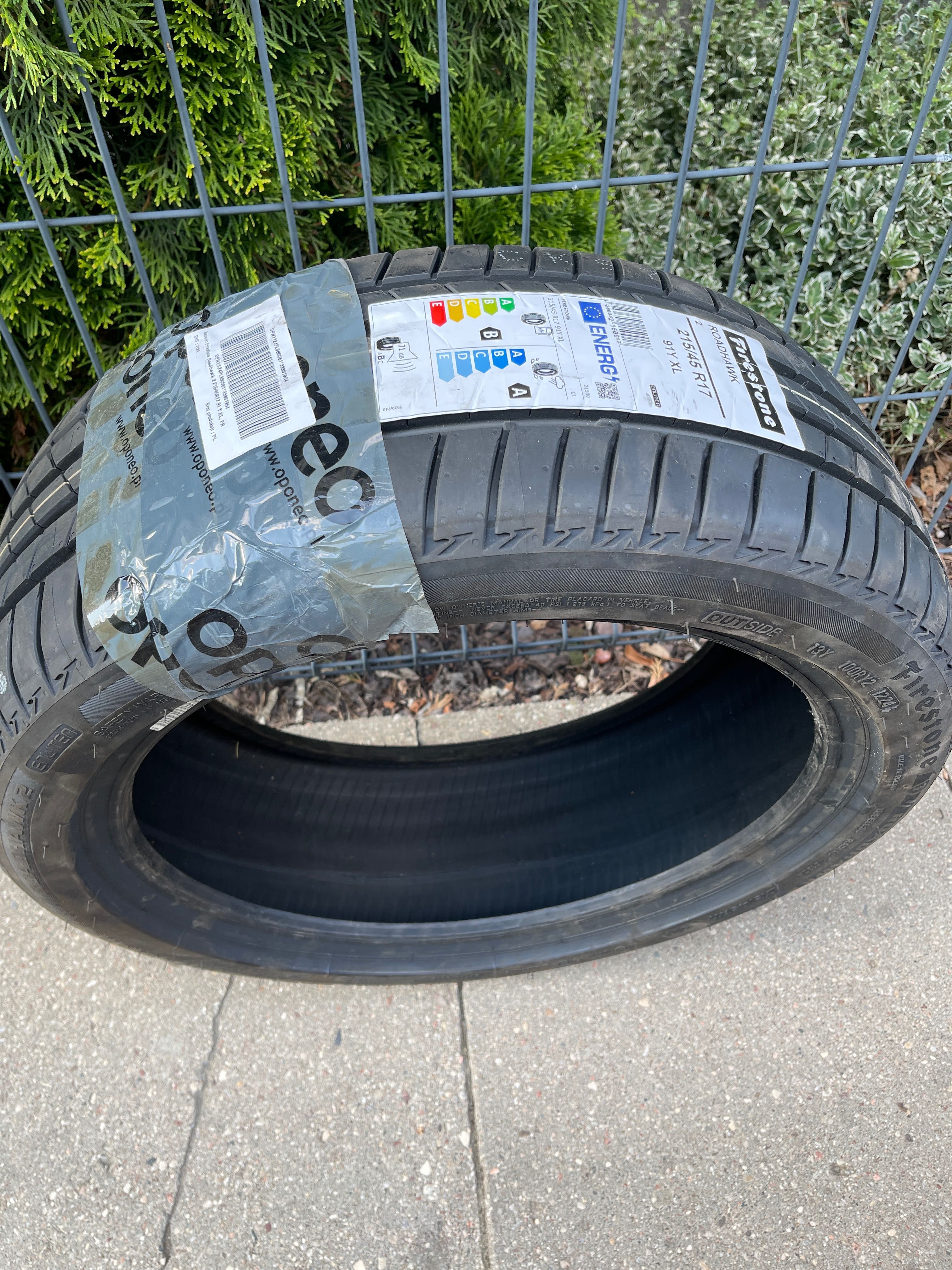 Opona Firestone Roadhawk 2 -215/45 R17 NOWA!!! Taniej niż na Oponeo!