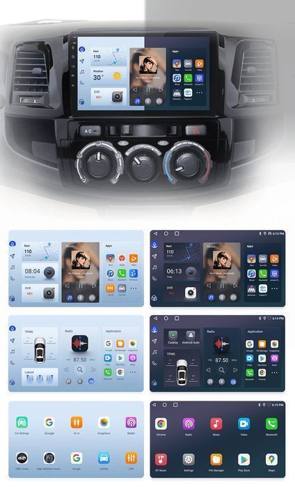 Radio Android dla Toyota Fortuner Hilux Ram 2GB Rom 64GB