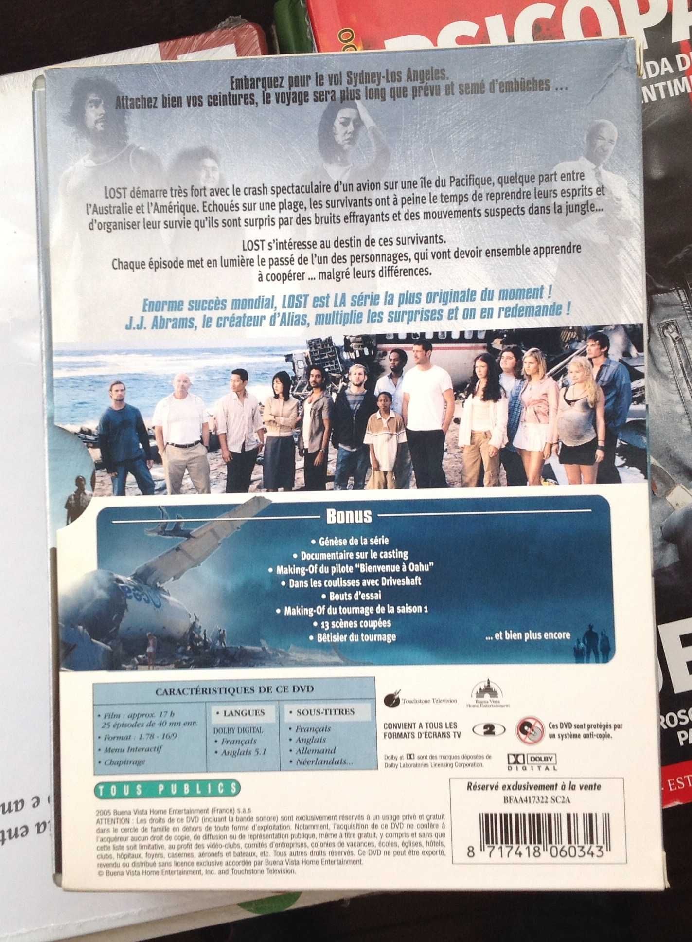 DVDs séries LOST