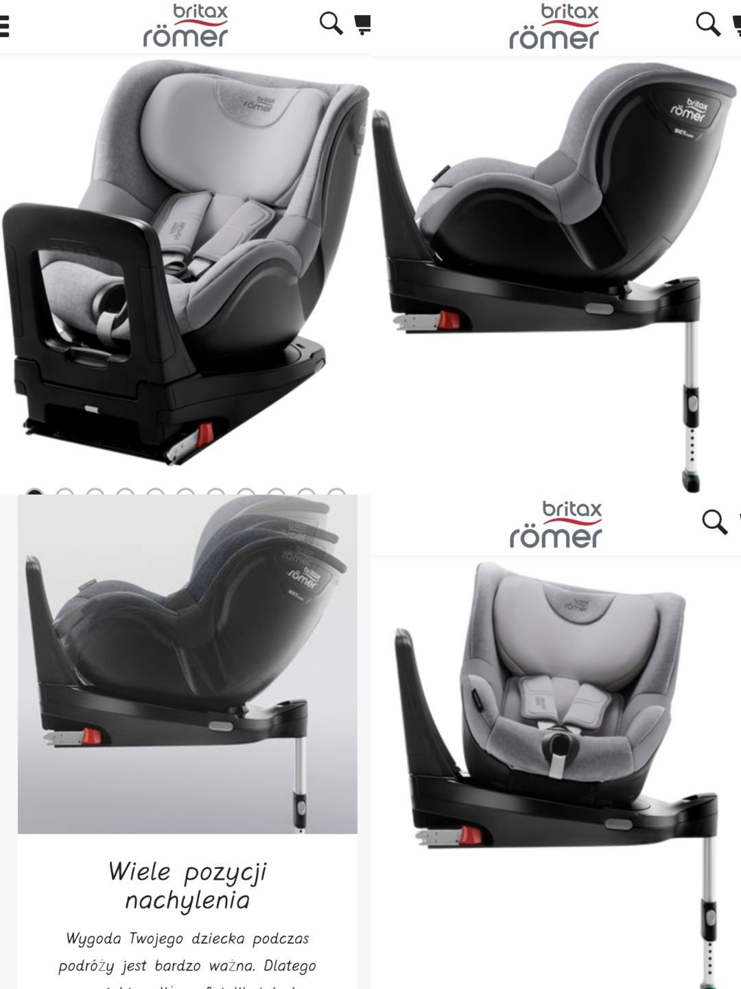 Fotelik obrotowy 360 Britax römer Dualfox M i-size
