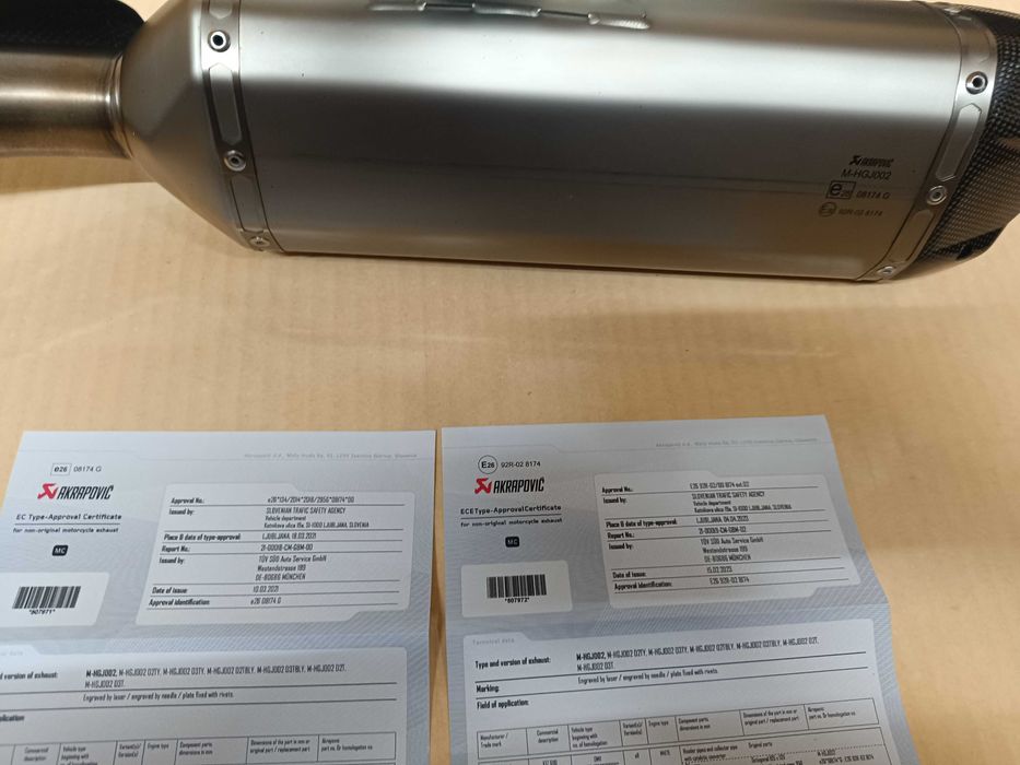 PONTEIRA AKRAPOVIC YAMAHA TENERE 700