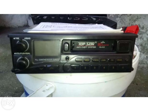 Radio de cassetes para carro