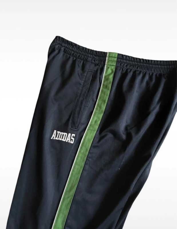 Świetne spodnie dresy męskie Adidas duże XL szeroka nogawka swag y2k