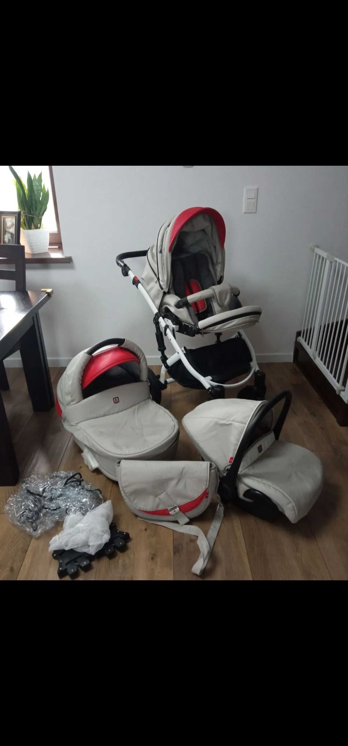 Wozek 3w 1 plus krzeselko gratis