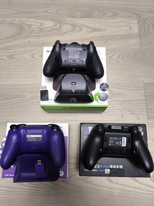 Геймпади Gamesir G7 pro, Flydigi vader 4 pro, 8bitDo 2c  wireless ulti