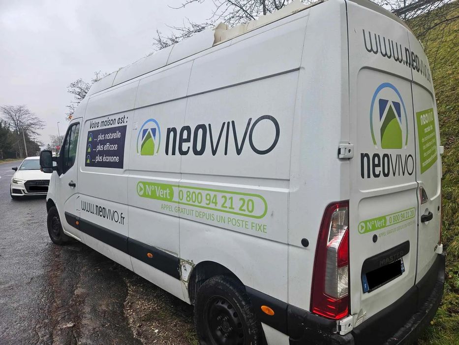 Renault MASTER L3H3 MAX  2016r  2.3 DCI 125kM  bez Adblue  1 właściciel 230 tys.km uszkodzony dach Francja