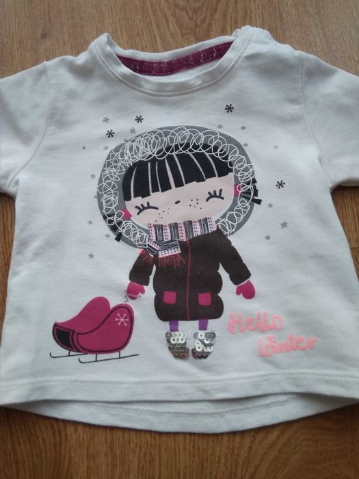 Zimowa/świąteczna bluza Smyk 62 cm