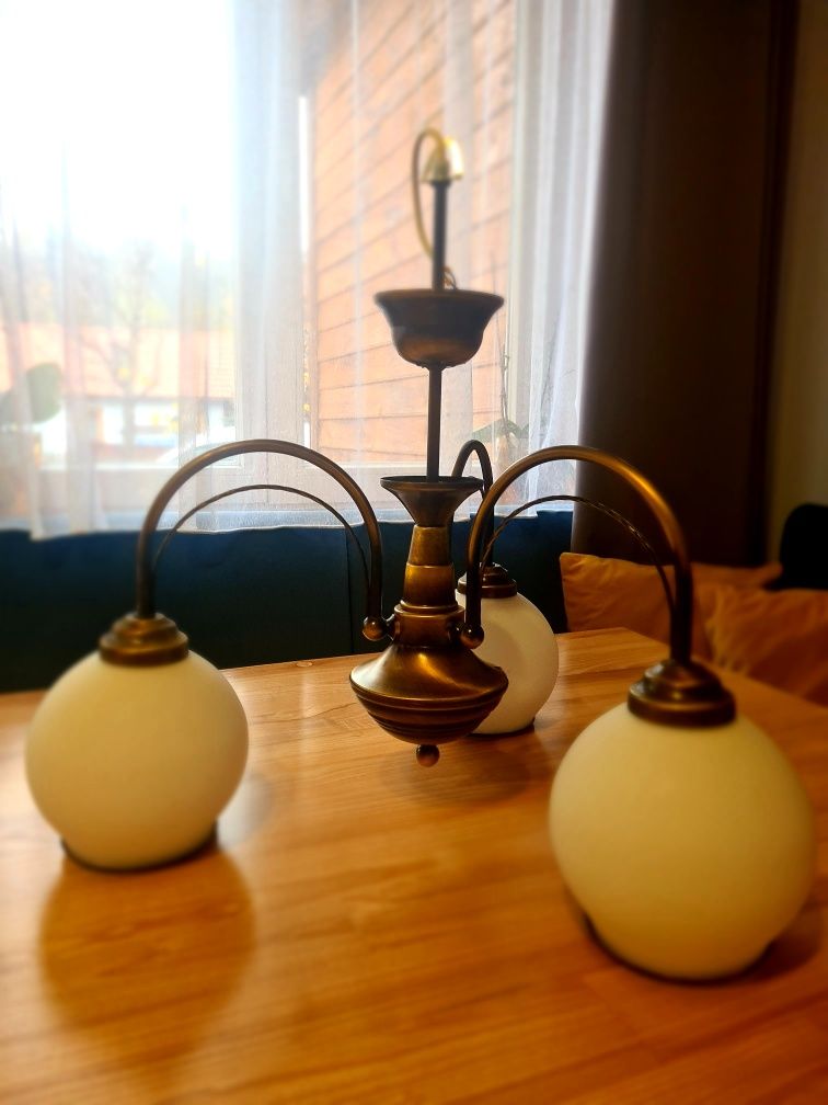 Lampa wisząca, kinkiet, komplet 4 lamp